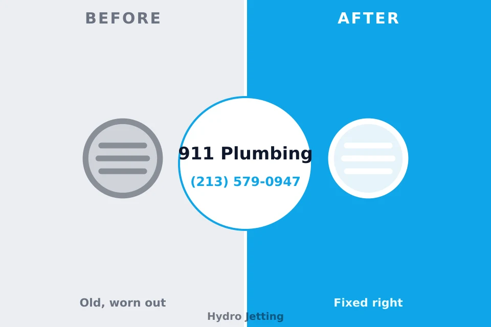 Before and after: plumbing company Indian Springs, GA